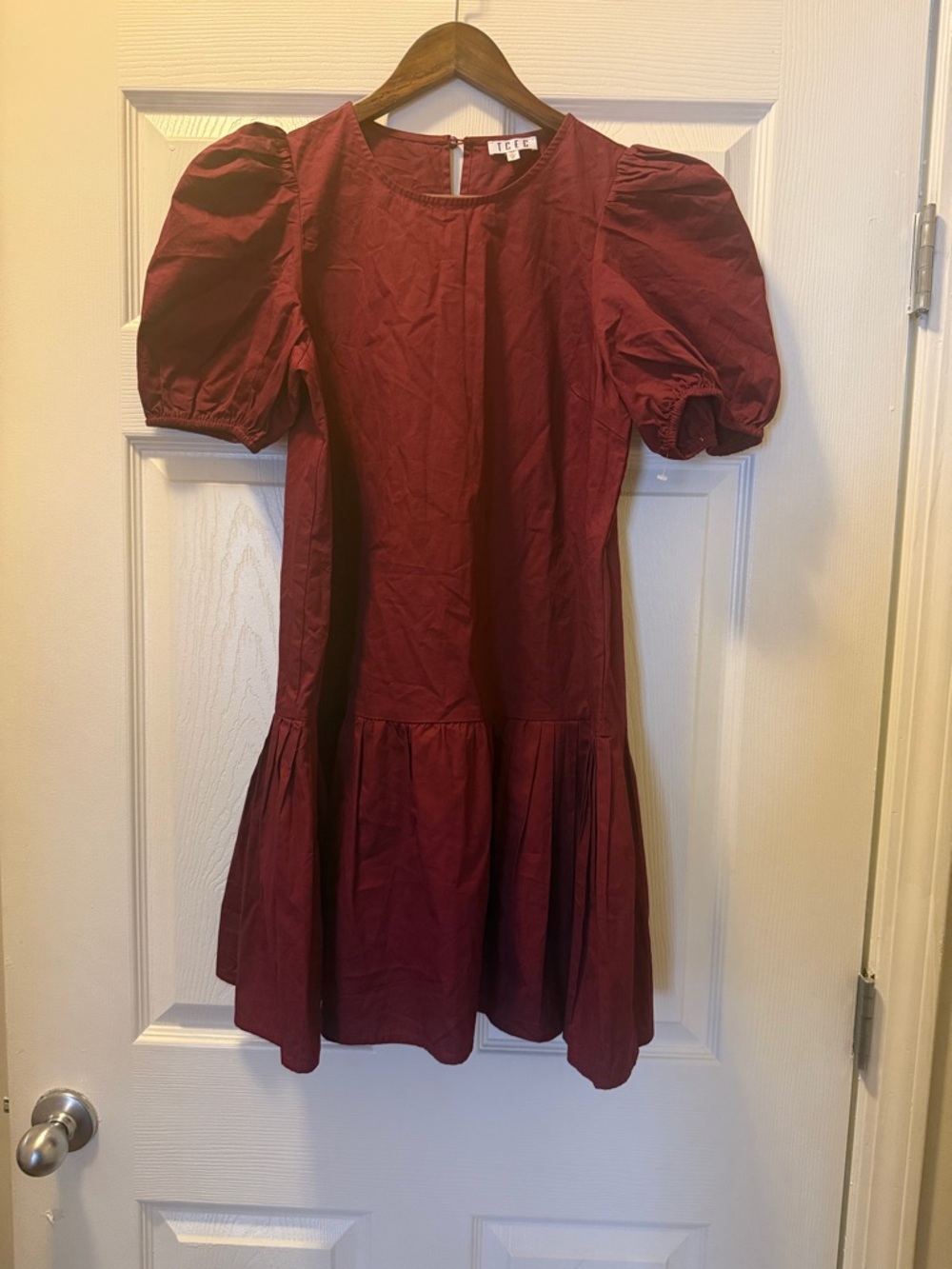 TCEC Burgundy Mini Dress